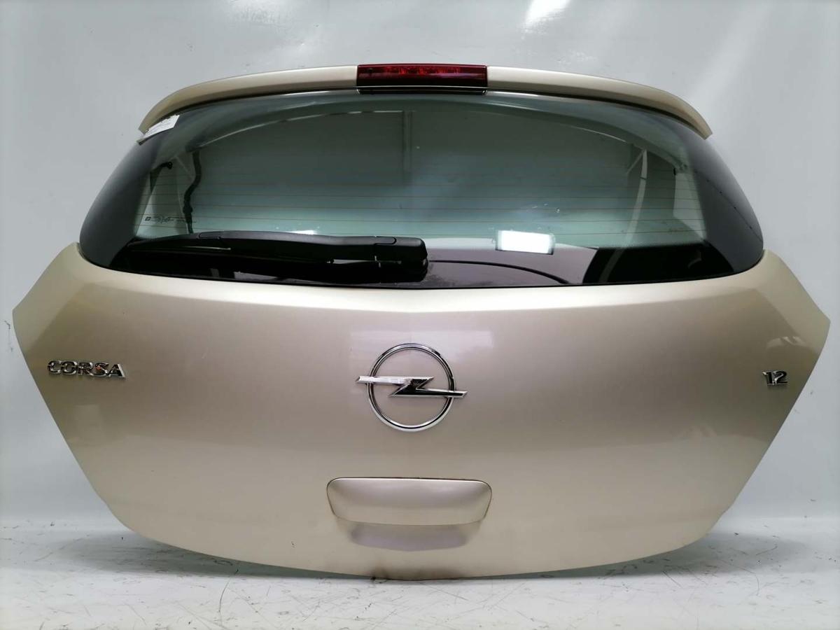 Opel Corsa D original Heckklappe mit Heckscheibe Champagnersilber Z40M 3-Türer Bj.2007